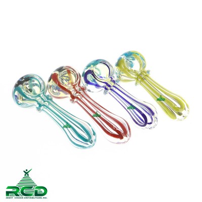 GLASS PIPE COLOR ART W/ RIM GP2746 1CT